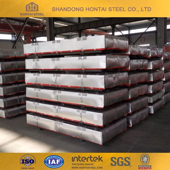 Gi Roofing Sheet Building Material PVC Film Galvanized Steel Zinc Coating Corrugated Steel Sheet for Roofing Sheet