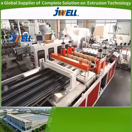 Three Layers PVC Plastic Roofing Tile Machine