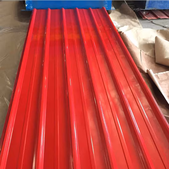 Colorful Hollow Plastic UPVC Roofing Tile PVC 20 Gauge Gi Galvanized Corrugated PPGI Color Coated Prepainted Steel Metal Roof Sheet Price 95% off for Warehouse