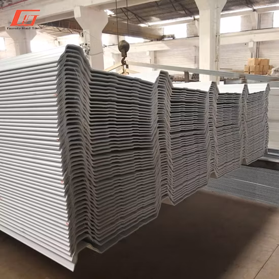 Goeate Waterproofing PVC Roof Tile Trapezoid/Curving Heat Proof Corrugated Plastic UPVC Roofing Sheet